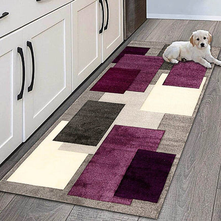 Kitchen Mat Home Entrance Doormat Bathroom Washable Modern Carpet Nordic Style KM383 - Lusy Store