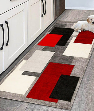 Kitchen Mat Home Entrance Doormat Bathroom Washable Modern Carpet Nordic Style KM383 - Lusy Store