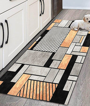 Kitchen Mat Home Entrance Doormat Bathroom Washable Modern Carpet Nordic Style KM383 - Lusy Store