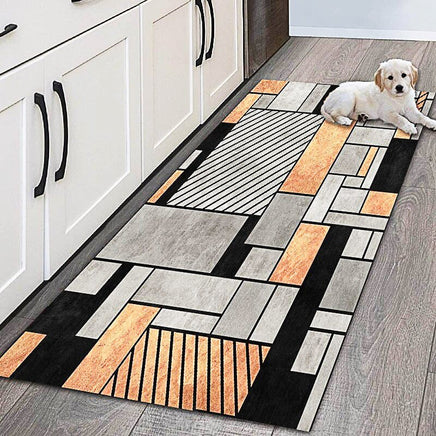 Kitchen Mat Home Entrance Doormat Bathroom Washable Modern Carpet Nordic Style KM383 - Lusy Store