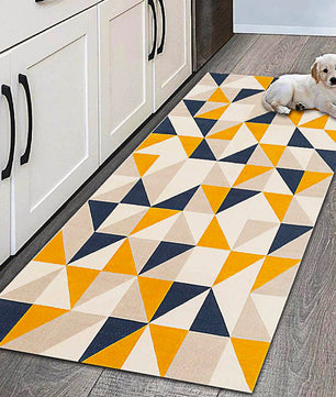 Kitchen Mat Home Entrance Doormat Bathroom Washable Modern Carpet Nordic Style KM383 - Lusy Store