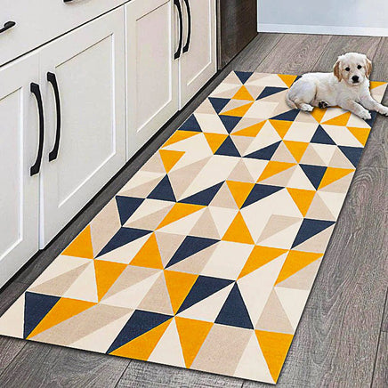 Kitchen Mat Home Entrance Doormat Bathroom Washable Modern Carpet Nordic Style KM383 - Lusy Store