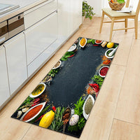 Kitchen Mat Modern Anti-Slip Long Rug Home Entrance Doormat Hallway Bedroom Living Room Decoration KM360 5