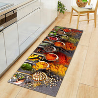 Kitchen Mat Modern Anti-Slip Long Rug Home Entrance Doormat Hallway Bedroom Living Room Decoration KM360 13