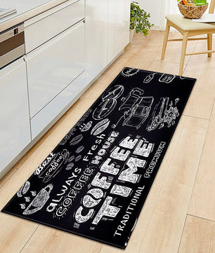 Kitchen Mat Modern Living Room Bedroom Decor Anti-Slip Foot Rug KM371 - Lusy Store