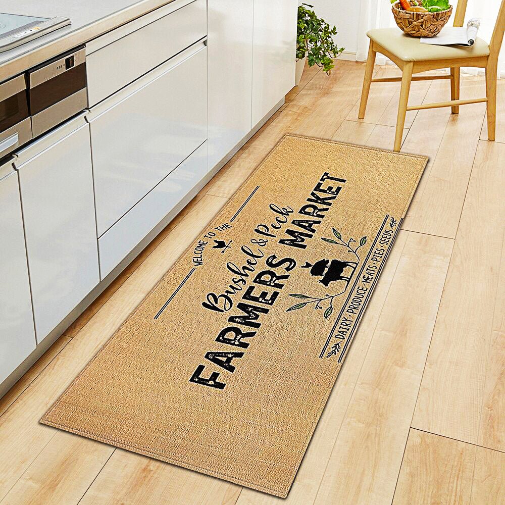 Kitchen Mat Modern Living Room Bedroom Decor Anti-Slip Foot Rug KM371 - Lusy Store
