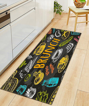Kitchen Mat Modern Living Room Bedroom Decor Anti-Slip Foot Rug KM371 - Lusy Store