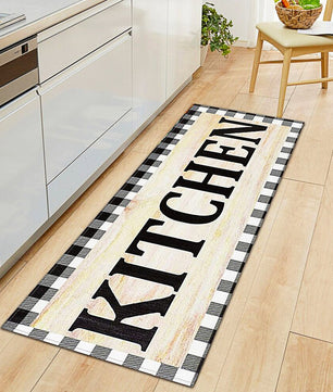 Kitchen Mat Modern Living Room Bedroom Decor Anti-Slip Foot Rug KM371 - Lusy Store