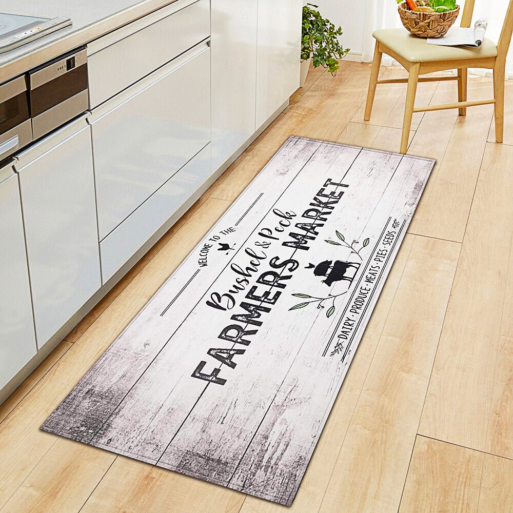 Kitchen Mat Modern Living Room Bedroom Decor Anti-Slip Foot Rug KM371 - Lusy Store