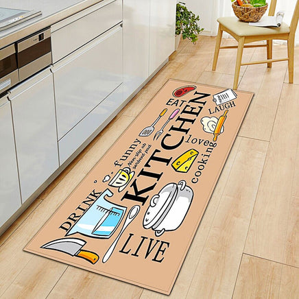 Kitchen Mat Modern Living Room Bedroom Decor Anti-Slip Foot Rug KM371b 4