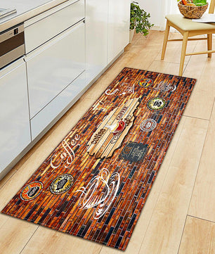 Kitchen Mat Modern Non-Slip Foot Rug Home Hallway Doormat Living Room Bedroom Tatami Coffee Table Decor KM361 - Lusy Store