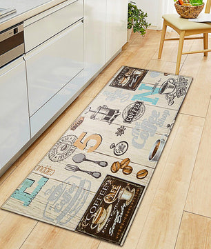 Kitchen Mat Modern Non-Slip Foot Rug Home Hallway Doormat Living Room Bedroom Tatami Coffee Table Decor KM361 - Lusy Store