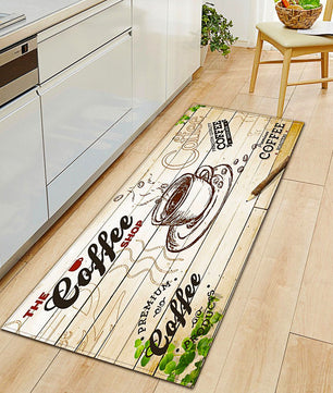Kitchen Mat Modern Non-Slip Foot Rug Home Hallway Doormat Living Room Bedroom Tatami Coffee Table Decor KM361 - Lusy Store
