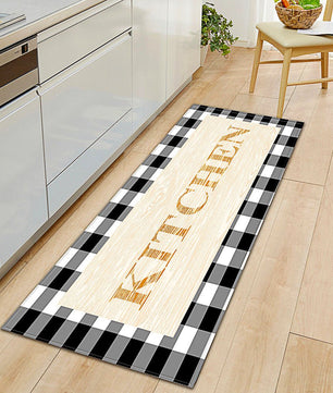 Kitchen Mat Modern Non-Slip Foot Rug Home Hallway Doormat Living Room Bedroom Tatami Coffee Table Decor KM361 - Lusy Store