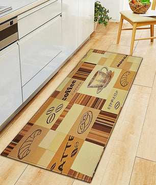 Kitchen Mat Modern Non-Slip Foot Rug Home Hallway Doormat Living Room Bedroom Tatami Coffee Table Decor KM361 - Lusy Store