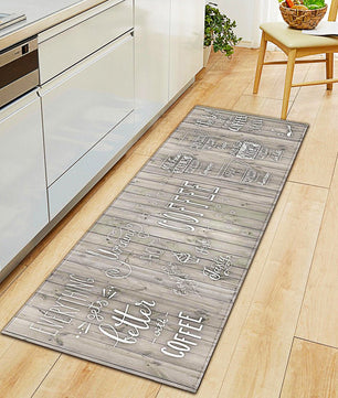 Kitchen Mat Modern Non-Slip Foot Rug Home Hallway Doormat Living Room Bedroom Tatami Coffee Table Decor KM361 - Lusy Store