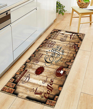 Kitchen Mat Modern Non-Slip Foot Rug Home Hallway Doormat Living Room Bedroom Tatami Coffee Table Decor KM361 - Lusy Store