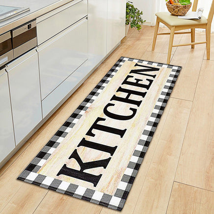 Kitchen Mat Modern Non-Slip Foot Rug Home Hallway Doormat Living Room Bedroom Tatami Coffee Table Decor KM361 - Lusy Store