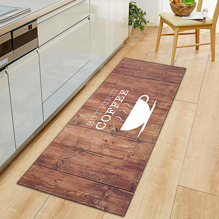 Kitchen Mat Modern Non-Slip Foot Rug Home Hallway Doormat Living Room Bedroom Tatami Coffee Table Decor KM361 - Lusy Store