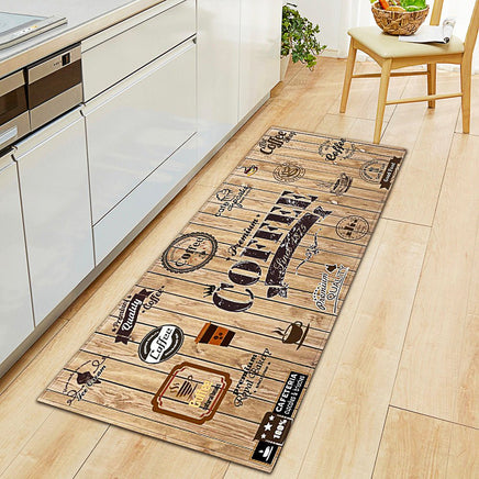 Kitchen Mat Modern Non-Slip Foot Rug Home Hallway Doormat Living Room Bedroom Tatami Coffee Table Decor KM361 - Lusy Store