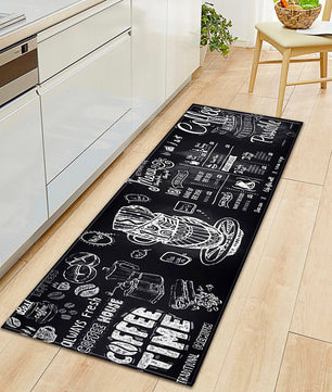 Kitchen Mat Modern Non-Slip Foot Rug Home Hallway Doormat Living Room Bedroom Tatami Coffee Table Decor KM361 - Lusy Store