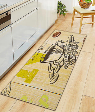 Kitchen Mat Modern Non-Slip Foot Rug Home Hallway Doormat Living Room Bedroom Tatami Coffee Table Decor KM361 - Lusy Store