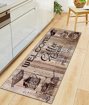 Kitchen Mat Modern Non-Slip Foot Rug Home Hallway Doormat Living Room Bedroom Tatami Coffee Table Decor KM361 - Lusy Store