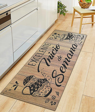 Kitchen Mat Modern Non-Slip Foot Rug Home Hallway Doormat Living Room Bedroom Tatami Coffee Table Decor KM361 - Lusy Store