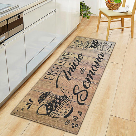 Kitchen Mat Modern Non-Slip Foot Rug Home Hallway Doormat Living Room Bedroom Tatami Coffee Table Decor KM361 - Lusy Store