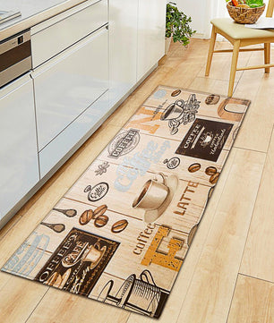Kitchen Mat Modern Non-Slip Foot Rug Home Hallway Doormat Living Room Bedroom Tatami Coffee Table Decor KM361 - Lusy Store