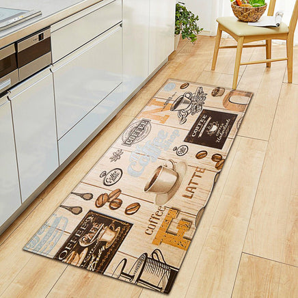 Kitchen Mat Modern Non-Slip Foot Rug Home Hallway Doormat Living Room Bedroom Tatami Coffee Table Decor KM361 - Lusy Store