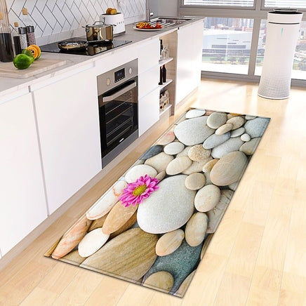 Kitchen Mat Non-Slip Bath Entrance Doormat Hallway Bedroom Decoration Living Room Floor Rug KM370 - Lusy Store