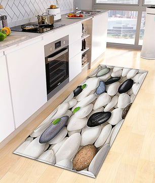Kitchen Mat Non-Slip Bath Entrance Doormat Hallway Bedroom Decoration Living Room Floor Rug KM370 - Lusy Store