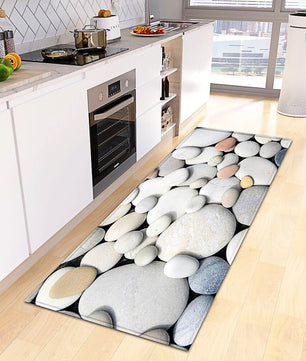 Kitchen Mat Non-Slip Bath Entrance Doormat Hallway Bedroom Decoration Living Room Floor Rug KM370 - Lusy Store