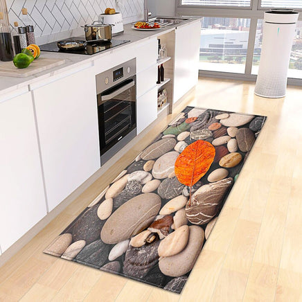 Kitchen Mat Non-Slip Bath Entrance Doormat Hallway Bedroom Decoration Living Room Floor Rug KM370 - Lusy Store