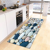 Kitchen Mat Non-Slip Bath Entrance Doormat Hallway Bedroom Decoration Living Room Floor Rug KM370 - Lusy Store