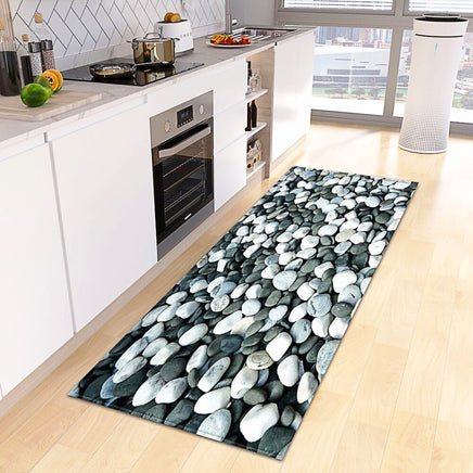 Kitchen Mat Non-Slip Bath Entrance Doormat Hallway Bedroom Decoration Living Room Floor Rug KM370 - Lusy Store