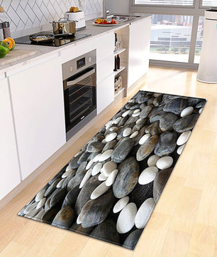 Kitchen Mat Non-Slip Bath Entrance Doormat Hallway Bedroom Decoration Living Room Floor Rug KM370 - Lusy Store