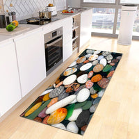 Kitchen Mat Non-Slip Bath Entrance Doormat Hallway Bedroom Decoration Living Room Floor Rug KM370 - Lusy Store