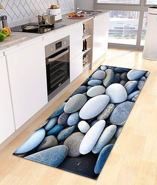 Kitchen Mat Non-Slip Bath Entrance Doormat Hallway Bedroom Decoration Living Room Floor Rug KM370b - Lusy Store