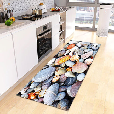 Kitchen Mat Non-Slip Bath Entrance Doormat Hallway Bedroom Decoration Living Room Floor Rug KM370b - Lusy Store