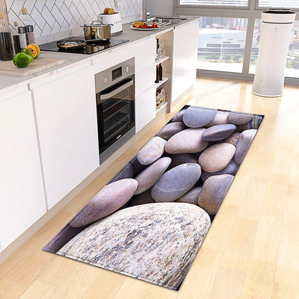 Kitchen Mat Non-Slip Bath Entrance Doormat Hallway Bedroom Decoration Living Room Floor Rug KM370b - Lusy Store