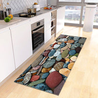 Kitchen Mat Non-Slip Bath Entrance Doormat Hallway Bedroom Decoration Living Room Floor Rug KM370b - Lusy Store