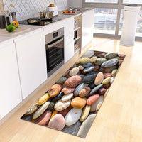 Kitchen Mat Non-Slip Bath Entrance Doormat Hallway Bedroom Decoration Living Room Floor Rug KM370b - Lusy Store