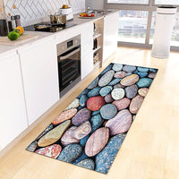 Kitchen Mat Non-Slip Bath Entrance Doormat Hallway Bedroom Decoration Living Room Floor Rug KM370b - Lusy Store