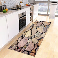 Kitchen Mat Non-Slip Bath Entrance Doormat Hallway Bedroom Decoration Living Room Floor Rug KM370b - Lusy Store