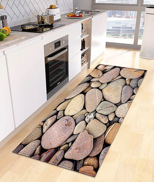 Kitchen Mat Non-Slip Bath Entrance Doormat Hallway Bedroom Decoration Living Room Floor Rug KM370b - Lusy Store