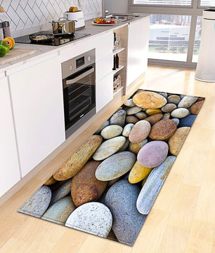 Kitchen Mat Non-Slip Bath Entrance Doormat Hallway Bedroom Decoration Living Room Floor Rug KM370b - Lusy Store