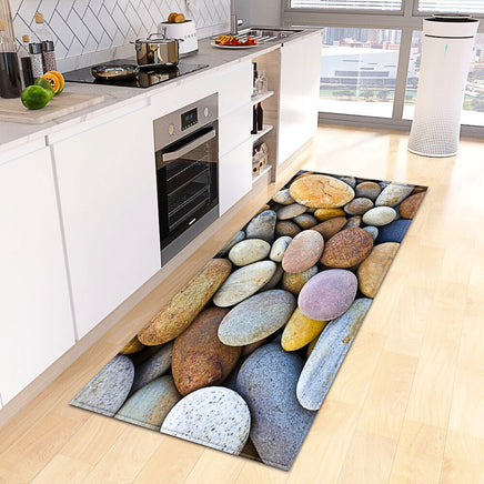 Kitchen Mat Non-Slip Bath Entrance Doormat Hallway Bedroom Decoration Living Room Floor Rug KM370b - Lusy Store