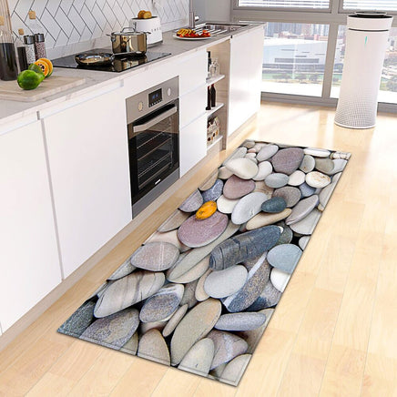 Kitchen Mat Non-Slip Bath Entrance Doormat Hallway Bedroom Decoration Living Room Floor Rug KM370b - Lusy Store